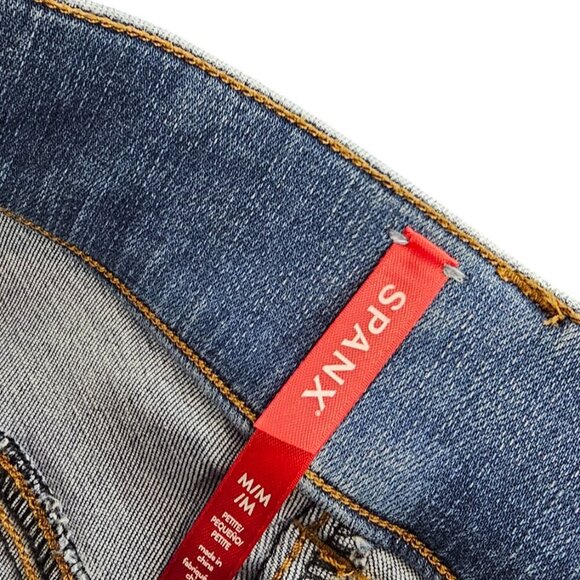 SPANX Womens Pull On Skinny Jeans, Shaping, Blue, Stretch, Size Medium - Picture 3 of 9